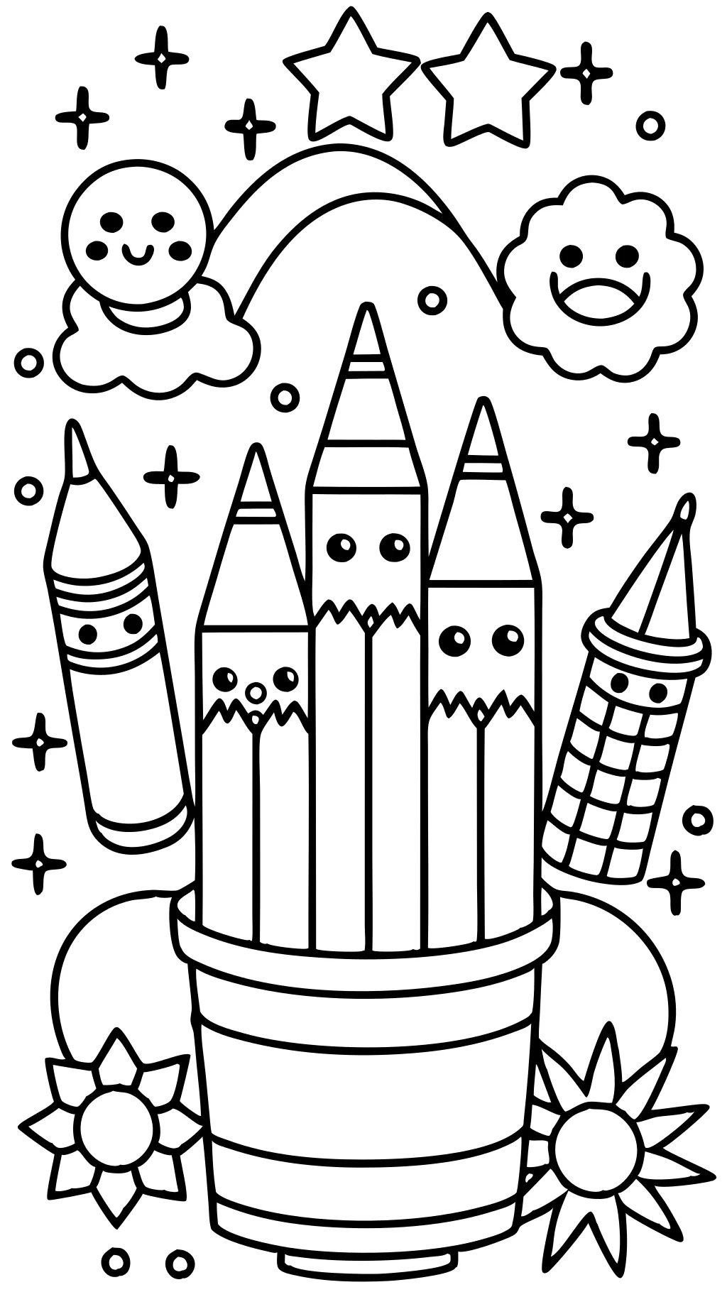 coloriage crayola crayon